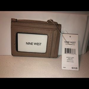 Nine West Mink Slim Card & Coin Wallet